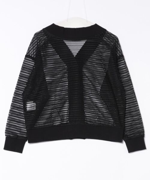 PICCIN（ピッチン）の「メッシュカーディガン（カーディガン/ボレロ・レディース・ブラック/オフホワイト・M）」の19枚目の写真