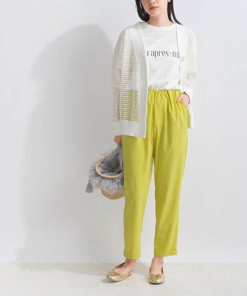 PICCIN（ピッチン）の「メッシュカーディガン（カーディガン/ボレロ・レディース・ブラック/オフホワイト・M）」の5枚目の写真