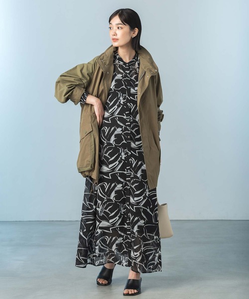 Gready Brilliant(グレディブリリアン)の「キカ柄シアーシャツワンピース(シャツワンピース・レディース・ホワイト系・FREE)」の12枚目の写真