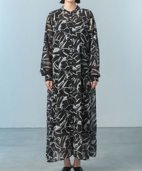 Gready Brilliant(グレディブリリアン)の「キカ柄シアーシャツワンピース(シャツワンピース・レディース・ホワイト系・FREE)」の16枚目の写真