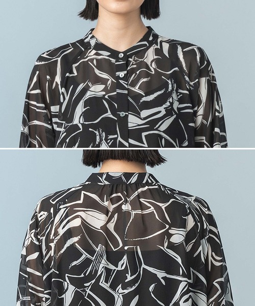 Gready Brilliant(グレディブリリアン)の「キカ柄シアーシャツワンピース(シャツワンピース・レディース・ホワイト系・FREE)」の19枚目の写真