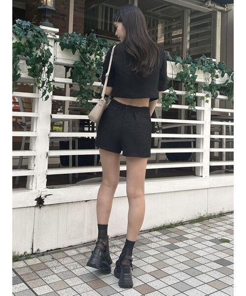 EATME（イートミー）の「ポケットデザインジャケット（セットアップ可能）（テーラードジャケット・レディース・ブラック/オフホワイト/ブルー・FREE）」の12枚目の写真