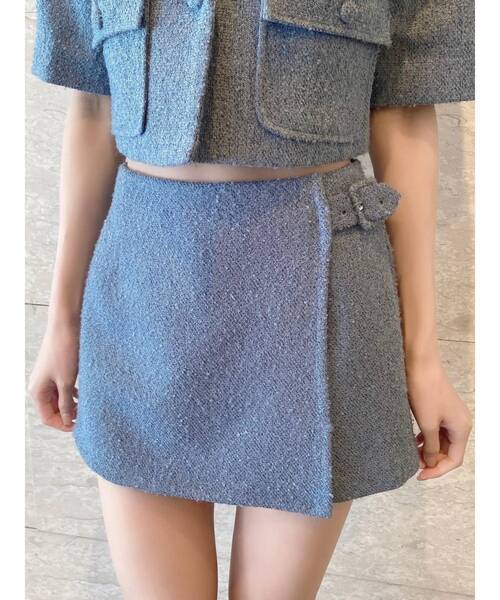 EATME（イートミー）の「ポケットデザインジャケット（セットアップ可能）（テーラードジャケット・レディース・ブラック/オフホワイト/ブルー・FREE）」の18枚目の写真