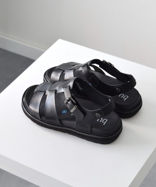 Bussola（ブソラ）の「【bussola】軽量ソールグルカサンダル(945708)（サンダル・レディース・ブラック/ホワイト・35/38/37/36）」の13枚目の写真