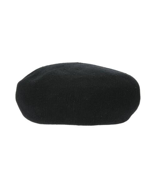 Samansa Mos2（サマンサ モスモス）の「リネン混ベレー帽（ハット・レディース・ベージュ/ブラック・F）」の12枚目の写真