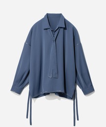 HARE | シルバーパーツボウタイシャツ(HARE)(シャツ/ブラウス)