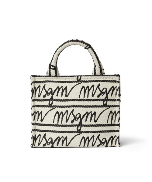 MSGM（エムエスジーエム）の「【NEW】ジャカードロゴ 2Way ショルダーバッグ（ショルダーバッグ・レディース・キナリ・ONE SIZE）」の2枚目の写真