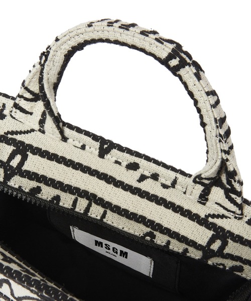 MSGM（エムエスジーエム）の「【NEW】ジャカードロゴ 2Way ショルダーバッグ（ショルダーバッグ・レディース・キナリ・ONE SIZE）」の5枚目の写真