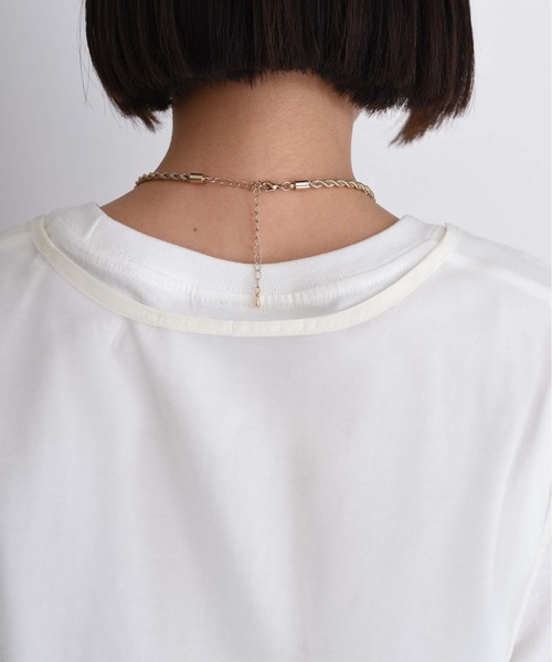 Eimee Law（エイミーロウ）の「【EC限定商品】オーガンジー×チュール2Wayジレ（シャツ/ブラウス・レディース・ライトグレー/アイボリー/ブラック・38）」の18枚目の写真