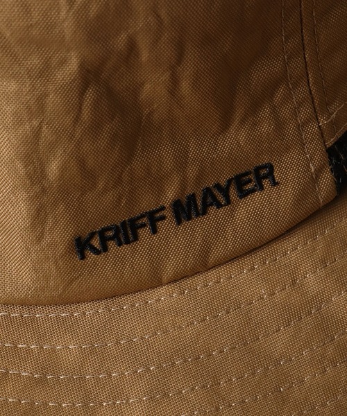 KRIFF MAYER（クリフメイヤー）の「【KRIFF MAYER/クリフメイヤー】ワンポイントロゴ刺繍 アドベンチャーハット（クイックドライ）（ハット・メンズ・ブラック/ダークグリーン/ベージュ/オレンジ・FREE）」の15枚目の写真