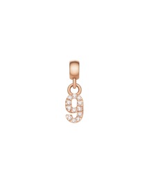 Daniel Wellington（ダニエルウェリントン）の「Charm number with crystals クリスタル・ナンバー・チャーム ローズゴールド（チャーム）」
