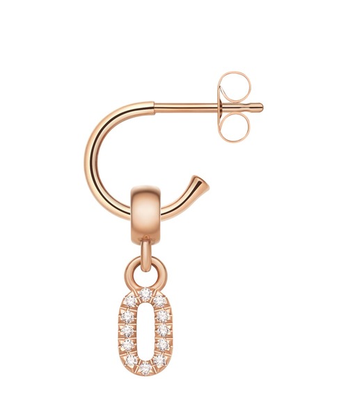 Charm number with crystals クリスタル・ナンバー・チャーム ローズゴールド（チャーム）｜Daniel Wellington（ダニエルウェリントン）