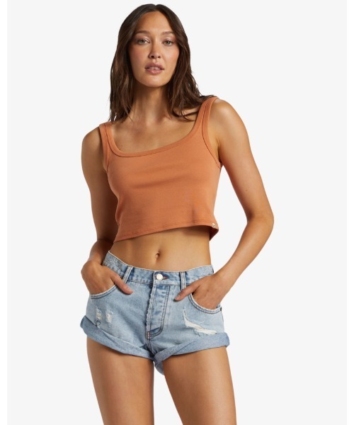 BILLABONG(ビラボン)の「【直営店限定】BILLABONG レディース GET LOW SHORT ウォークパンツ/ショートパンツ 【2024年春夏モデル】/ビラボンデニムショートパンツ(デニムパンツ・レディース・ライトブルー・25inch/24inch)」の2枚目の写真