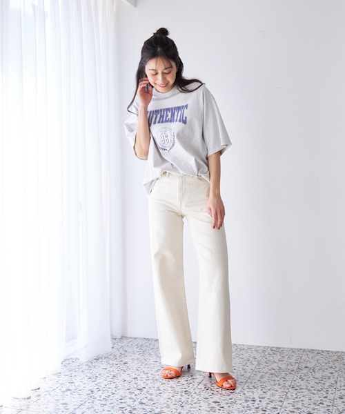 Levi's（リーバイス）の「Levi's/リーバイス グラフィック ショート丈 Tシャツ グレー AUTHENTIC ORBIT（Tシャツ/カットソー・レディース・グレー・M/S/XS）」の3枚目の写真