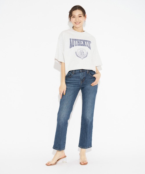 Levi's（リーバイス）の「Levi's/リーバイス グラフィック ショート丈 Tシャツ グレー AUTHENTIC ORBIT（Tシャツ/カットソー・レディース・グレー・M/S/XS）」の11枚目の写真