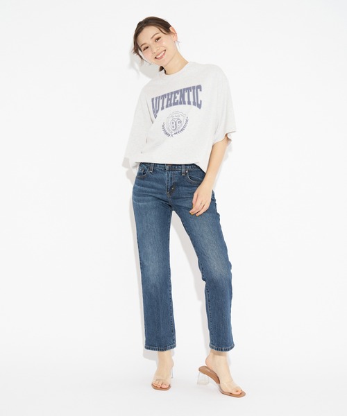 Levi's（リーバイス）の「Levi's/リーバイス グラフィック ショート丈 Tシャツ グレー AUTHENTIC ORBIT（Tシャツ/カットソー・レディース・グレー・M/S/XS）」の13枚目の写真