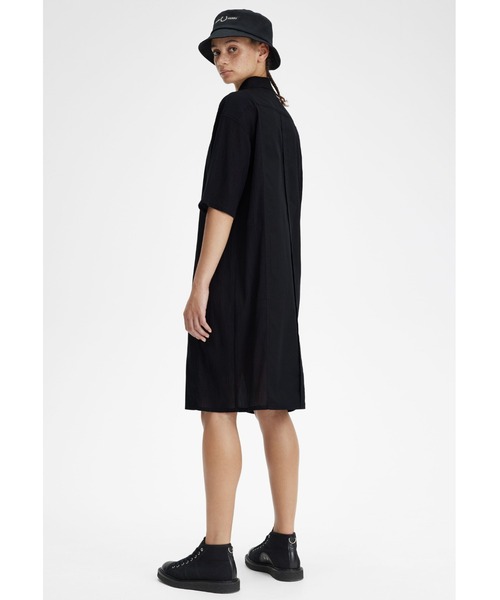 FRED PERRY（フレッドペリー）の「Sheer Panel Shirt Dress（シャツ 