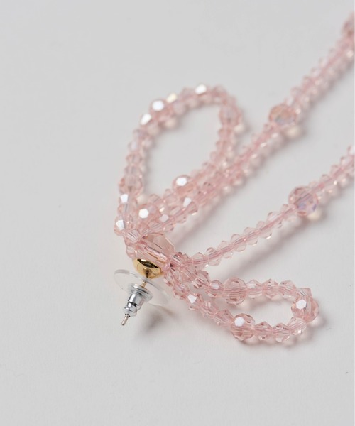 Carmelo（カーメロ）の「クリスタルビーズリボンピアス / Drooping