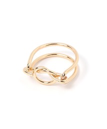 メタルゴールドひねりリング