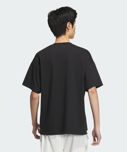 adidas ショート丈Tシャツ M ブラック adidas - adidas ショート丈 クロップド Tシャツの通販 by