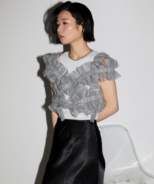 leimn（レイムン）の「オーガンジーキャミソール（その他トップス