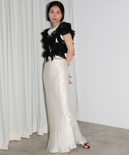 poppyオーガンジーキャミソール poppyオーガンジーキャミソール Organdy cami dress (rough