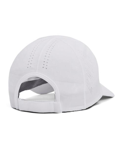 UNDER ARMOUR（アンダーアーマー）の「UAアイソチル ローンチ アジャスタブル キャップ（ランニング/メンズ）（キャップ・メンズ・ホワイト・ONESIZE）」の2枚目の写真