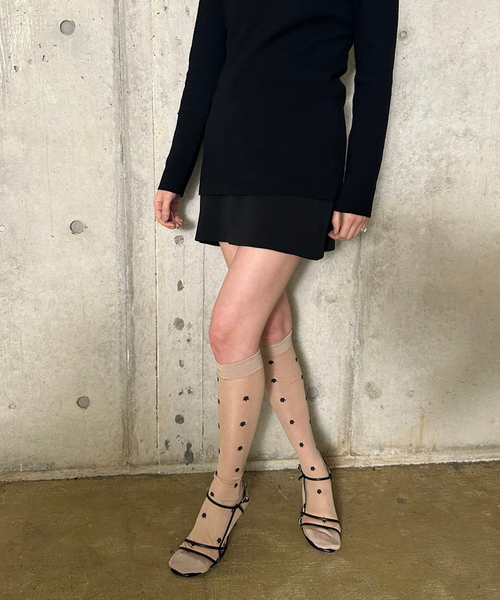 新品⭐︎ babaco/ババコ flower net タイツ BA02-SK3 babaco/ババコ】Fishnet Tights（タイツ・ストッキング）｜EDIT