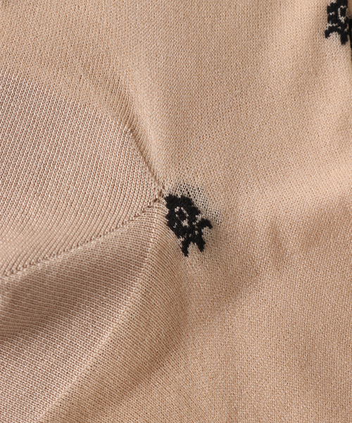 babaco（ババコ）の「【babaco/ババコ】Small Flower Stocking（ソックス/靴下・レディース・サックスブルー/アイボリー/ベージュ/ブラウン・FREE）」の6枚目の写真