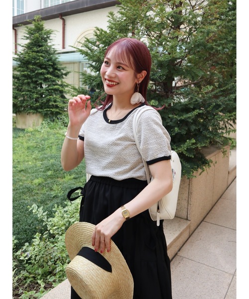 jumelle（ジュメロ）の「droop flower pierce（ピアス（両耳用）・レディース・アイボリー・FREE）」の9枚目の写真