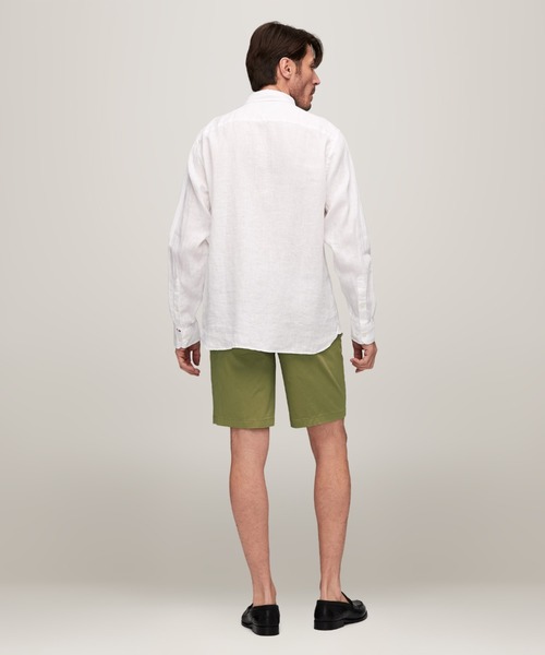 TOMMY HILFIGER(トミーヒルフィガー)の「プレミアムリネンボタンダウンシャツ(シャツ/ブラウス・メンズ・ベージュ/ブラック/ネイビー/ホワイト/カーキ/オレンジ/ネイビー系/ベージュ系・LARGE/MEDIUM/SMALL/X-LARGE)」の18枚目の写真