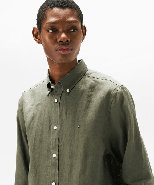 セール】プレミアムリネンボタンダウンシャツ（シャツ/ブラウス