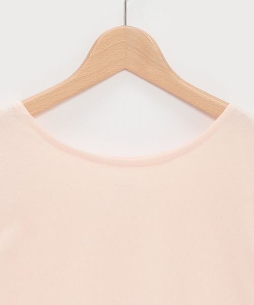 petit main LIEN(プティマインリアン)の「【LADIES】バルーン袖カットTee(Tシャツ/カットソー・レディース・ライトピンク/オフホワイト/ブラック・FREE)」の7枚目の写真