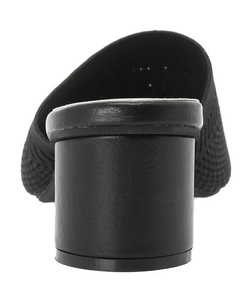 Green　Parks（グリーンパークス）の「・minia　ニットミュールサンダル（サンダル・レディース・アイボリー/ブラック・L/LL/S/M）」の9枚目の写真