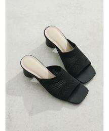 Green　Parks | ・minia　ニットミュールサンダル(サンダル)