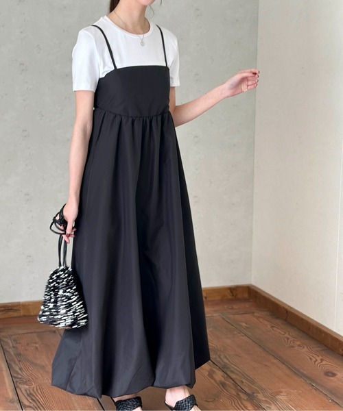 Per sist ence（パーシエンス）の「ブロードバルーンキャミワンピース（ワンピース・レディース・オフホワイト/ブルー/ブラック・FREE）」の3枚目の写真