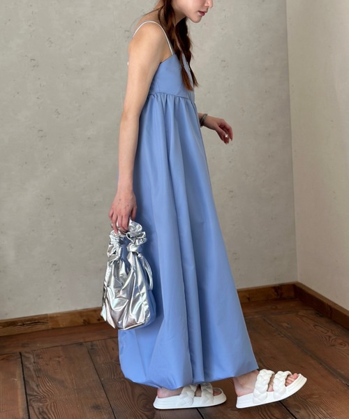 Per sist ence（パーシエンス）の「ブロードバルーンキャミワンピース（ワンピース・レディース・オフホワイト/ブルー/ブラック・FREE）」の9枚目の写真