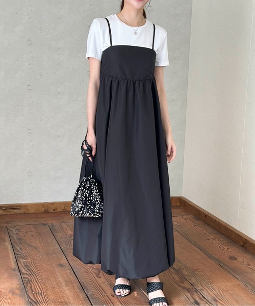 Per sist ence（パーシエンス）の「ブロードバルーンキャミワンピース（ワンピース・レディース・オフホワイト/ブルー/ブラック・FREE）」の22枚目の写真