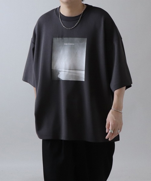 セール】25SS ドレープとろみ ビッグシルエット ワンポイント