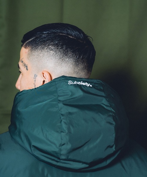 Subciety（サブサエティ）の「DOWN DOFFLE JKT（ダウンジャケット/コート・メンズ・グリーン/ブラック/ネイビー・X-LARGE/LARGE/MEDIUM/SMALL）」の4枚目の写真