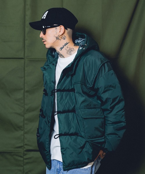 Subciety（サブサエティ）の「DOWN DOFFLE JKT（ダウンジャケット/コート・メンズ・グリーン/ブラック/ネイビー・X-LARGE/LARGE/MEDIUM/SMALL）」の7枚目の写真