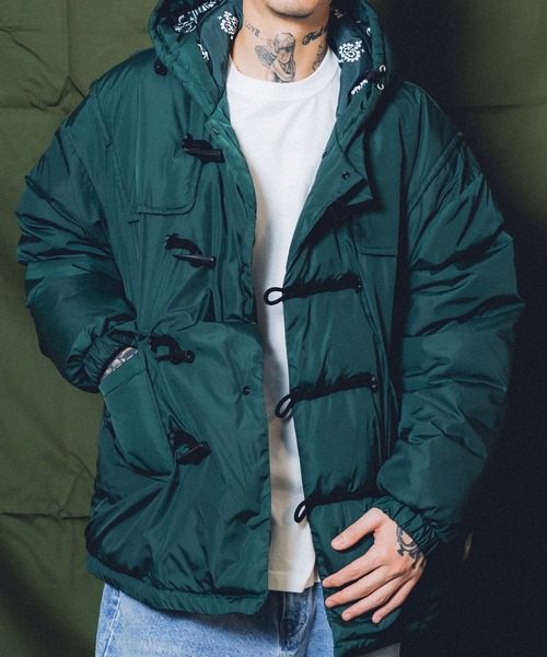 Subciety（サブサエティ）の「DOWN DOFFLE JKT（ダウンジャケット/コート・メンズ・グリーン/ブラック/ネイビー・X-LARGE/LARGE/MEDIUM/SMALL）」の13枚目の写真