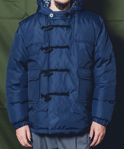 Subciety（サブサエティ）の「DOWN DOFFLE JKT（ダウンジャケット/コート・メンズ・グリーン/ブラック/ネイビー・X-LARGE/LARGE/MEDIUM/SMALL）」の15枚目の写真