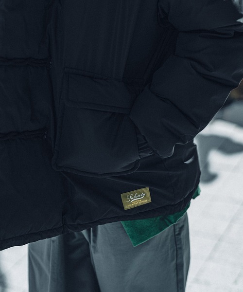 Subciety（サブサエティ）の「DOWN DOFFLE JKT（ダウンジャケット/コート・メンズ・グリーン/ブラック/ネイビー・X-LARGE/LARGE/MEDIUM/SMALL）」の19枚目の写真