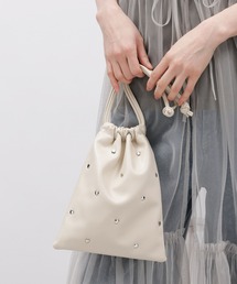 LAKOLE | 2WAYスタッズ巾着ショルダーバッグ / 116063(ショルダーバッグ)