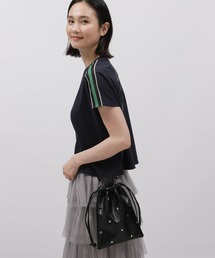 LAKOLE | 2WAYスタッズ巾着ショルダーバッグ / 116063(ショルダーバッグ)