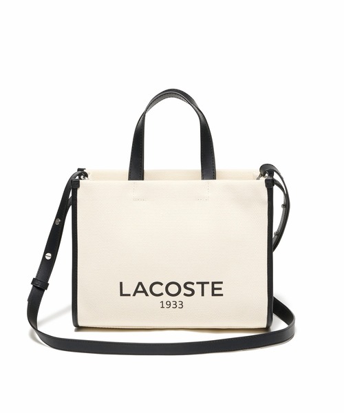 【LACOSTE】◆ヘリテージ コットンキャンバストート◆正規品◆ LACOSTE】◇ヘリテージ コットンキャンバストート◇正規品