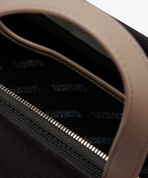 LACOSTE（ラコステ）の「ヘリテージキャンバス コットンキャンバストート（トートバッグ・レディース・ナチュラル/ブラック/ブラック×ホワイト・FREE）」の9枚目の写真