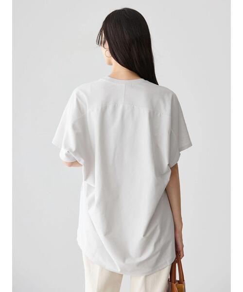 AMERICAN HOLIC（アメリカンホリック）の「抜け衿カットプルオーバー（Tシャツ/カットソー・レディース・ライトグレー/ブラック/ブルー・M/L）」の8枚目の写真