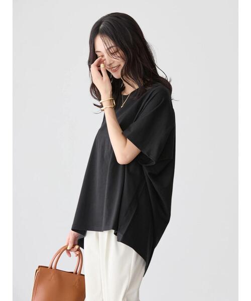 AMERICAN HOLIC（アメリカンホリック）の「抜け衿カットプルオーバー（Tシャツ/カットソー・レディース・ライトグレー/ブラック/ブルー・M/L）」の21枚目の写真
